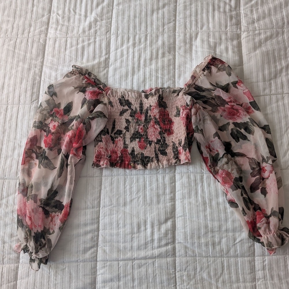 Floral Crop Top